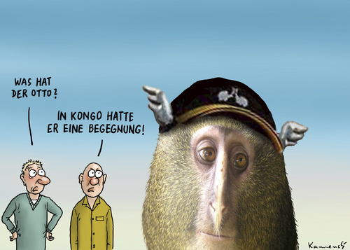 Cartoon: Otto Waalkes (medium) by marian kamensky tagged otto,waalkes,begegnung,kongo,affentheater,komiker,komedy,otto,waalkes,begegnung,kongo,affentheater,komiker,komedy