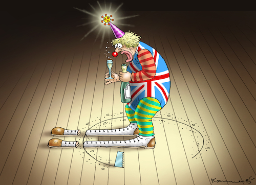 Cartoon: PARTYGATE JOHNSON (medium) by marian kamensky tagged partygate,johnson,partygate,johnson