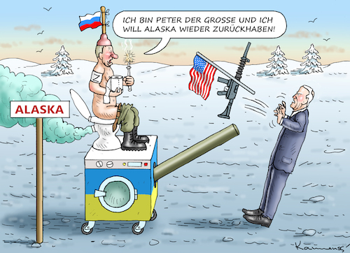 Cartoon: PETER DER GROSSE SCHLÄGT UM SICH (medium) by marian kamensky tagged putins,bescherung,ukraine,provokation,swift,nato,osterweiterung,putins,bescherung,ukraine,provokation,swift,nato,osterweiterung