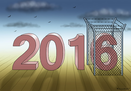 Cartoon: PF 2016 (medium) by marian kamensky tagged pf,2016,pf,2016