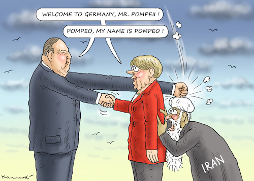 POMPEO VISITS GERMANY