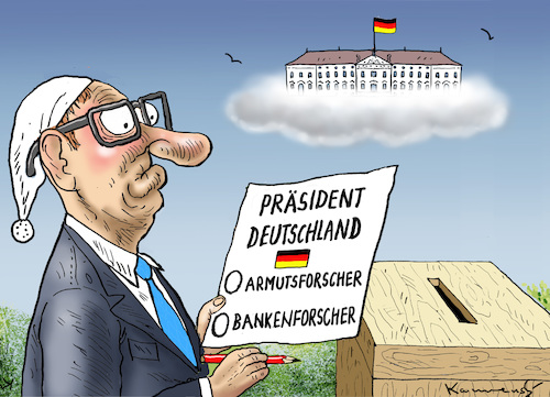 Cartoon: PRÄSIDENTENWAHL (medium) by marian kamensky tagged bundespräsidentenwahl,steinmeier,heino,bundespräsidentenwahl,steinmeier,heino