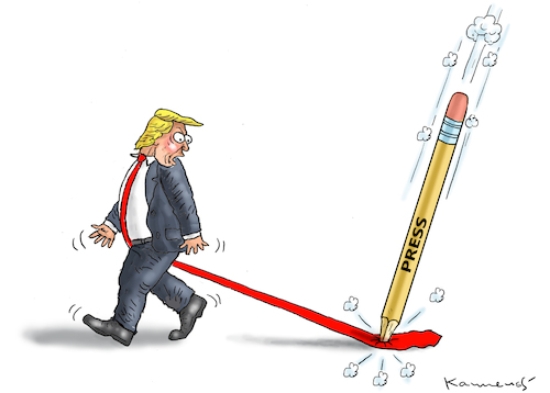 Cartoon: PRESSESTRESS (medium) by marian kamensky tagged trump,versus,erdogan,lira,türkei,sanktionen,erdogans,iphone,boykott,trump,versus,erdogan,lira,türkei,sanktionen,erdogans,iphone,boykott