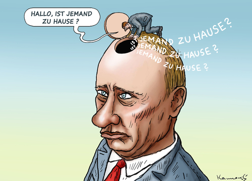 Cartoon: Putin ist nicht zu hause (medium) by marian kamensky tagged vitali,klitsccko,ukraine,janukowitsch,demokratie,gewalt,bürgerkrieg,timoschenko,helmut,schmidt,putinversteher,flugzeugunglück,flugzeugabschuss,donezk,vitali,klitsccko,ukraine,janukowitsch,demokratie,gewalt,bürgerkrieg,timoschenko,helmut,schmidt,putinversteher,flugzeugunglück,flugzeugabschuss,donezk