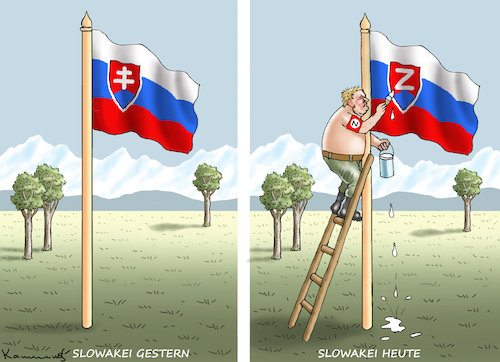 Cartoon: PUTINIST FICO (medium) by marian kamensky tagged putinist,fico,wahlen,in,der,slowakei,putinist,fico,wahlen,in,der,slowakei