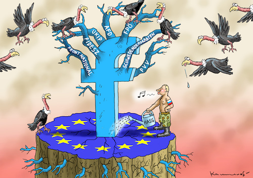 Cartoon: PUTINS EU-WAHLEN (medium) by marian kamensky tagged kkk,monarchie,babis,strache,kurz,orban,kopftuchverbot,populismus,kazsynski,ungarn,pressefreiheit,juncker,soros,kaczinski,theresa,may,brexit,dirk,nowitzki,kkk,monarchie,babis,strache,kurz,orban,kopftuchverbot,populismus,kazsynski,ungarn,pressefreiheit,juncker,soros,kaczinski,theresa,may,brexit,dirk,nowitzki