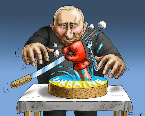 Cartoon: PUTLERFRESSE POLITUR (medium) by marian kamensky tagged putins,bescherung,ukraine,provokation,swift,nato,osterweiterung,putins,bescherung,ukraine,provokation,swift,nato,osterweiterung