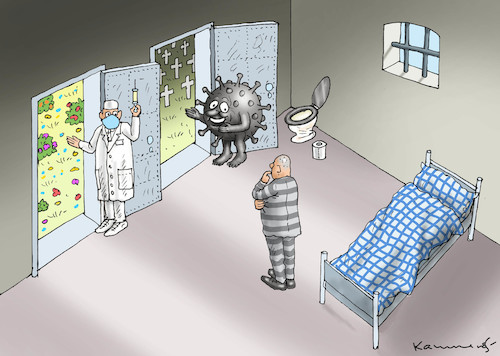 Cartoon: QUALWAHL (medium) by marian kamensky tagged delta,abmachung,spahn,lockdown,kinder,schulen,delta,abmachung,spahn,lockdown,kinder,schulen