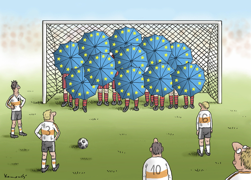 Cartoon: Rettungsschirme für FC Bayern (medium) by marian kamensky tagged uli,hoeness,fc,bayern,steuerbtrug,menschenhandel,championslegue,real,madrid,uli,hoeness,fc,bayern,steuerbtrug,menschenhandel,championslegue,real,madrid