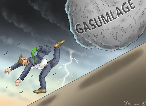 Cartoon: RUNNING MAN HABECK (medium) by marian kamensky tagged scholz,habeck,kanada,wasserstoffabkommen,gasumlage,scholz,habeck,kanada,wasserstoffabkommen,gasumlage