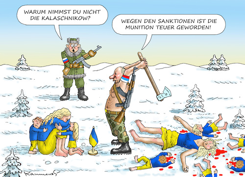 Cartoon: SCHLACHTPUTIN (medium) by marian kamensky tagged putins,bescherung,ukraine,provokation,swift,nato,osterweiterung,putins,bescherung,ukraine,provokation,swift,nato,osterweiterung