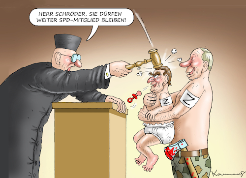 Cartoon: SCHRÖDER UND MÜTTERCHEN RUSSLAND (medium) by marian kamensky tagged putins,bescherung,ukraine,provokation,swift,nato,osterweiterung,schröder,putins,bescherung,ukraine,provokation,swift,nato,osterweiterung,schröder