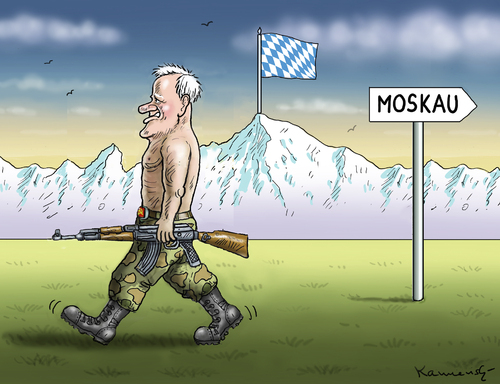 Cartoon: SEEHOFER DAHOAM (medium) by marian kamensky tagged eu,flüchtlinge,asyl,politik,willkommenskultur,terrorismus,heidenau,horst,seehofer,bayern,eu,flüchtlinge,asyl,politik,willkommenskultur,terrorismus,heidenau,horst,seehofer,bayern