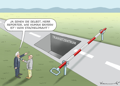 SEEHORST MIT MENSCHLICHEM ANLITZ