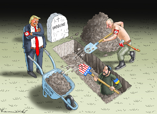 Cartoon: SELTENE ERDEN-DEAL (medium) by marian kamensky tagged musk,trump,zuckerberg,bezos,felon,and,elon,in,panama,ukraine,seltene,erden,deal,musk,trump,zuckerberg,bezos,felon,and,elon,in,panama,ukraine,seltene,erden,deal