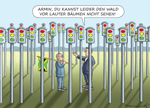 Cartoon: SÖDER KLÄRT LASCHET AUF (medium) by marian kamensky tagged tv,triell,laschet,baerbock,scholz,merkel,laschets,zukunftsteam,tv,triell,laschet,baerbock,scholz,merkel,laschets,zukunftsteam