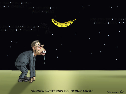 Cartoon: SONNENFINSTERNIS BEI LUCKE (medium) by marian kamensky tagged sonnenfinsternis,bei,bernd,lucke,sonnenfinsternis,bei,bernd,lucke