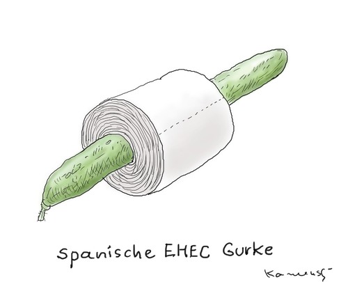 Spanische EHEC Dünnschissgurke