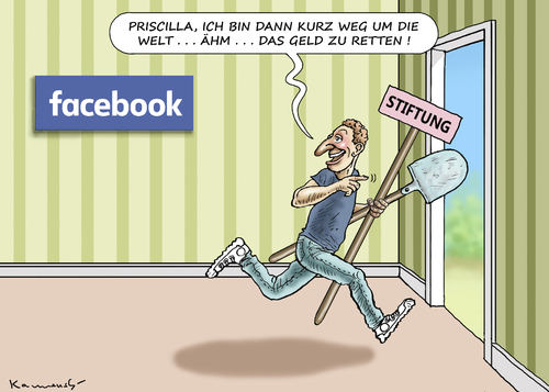 Cartoon: STEUERFLÜCHTLING ZUCKERBERG (medium) by marian kamensky tagged steuerflüchtling,zuckerberg,facebook,priscilla,maxima,steuerflüchtling,zuckerberg,facebook,priscilla,maxima