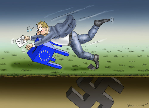 Cartoon: STOLPERHAKEN (medium) by marian kamensky tagged brexit,theresa,may,england,eu,schottland,weicher,wahlen,boris,johnson,nigel,farage,ostern,seidenstrasse,xi,jinping,referendum,trump,monsanto,bayer,glyphosa,strafzölle,brexit,theresa,may,england,eu,schottland,weicher,wahlen,boris,johnson,nigel,farage,ostern,seidenstrasse,xi,jinping,referendum,trump,monsanto,bayer,glyphosa,strafzölle