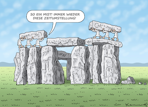 STONEHENGE-ZEITUMSTELLUNG