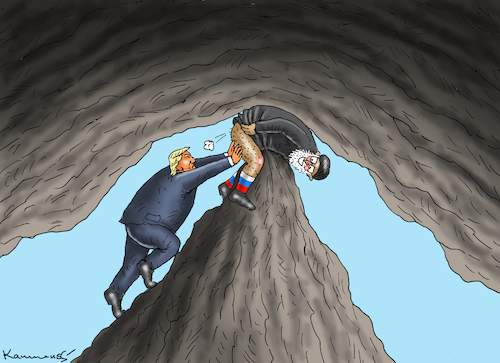 STRASSE VON HORMUS BLOCKIERT