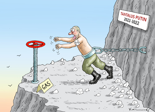 Cartoon: TANTALUS PUTIN (medium) by marian kamensky tagged putins,bescherung,ukraine,provokation,swift,nato,osterweiterung,putins,bescherung,ukraine,provokation,swift,nato,osterweiterung