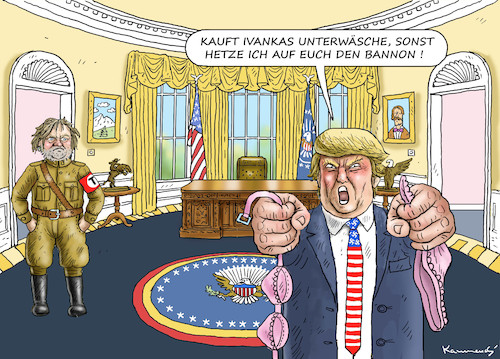 Cartoon: THE BANN ON ! (medium) by marian kamensky tagged obama,trump,präsidentenwahlen,usa,baba,vanga,republikaner,inauguration,demokraten,wikileaks,faschismus,obama,trump,präsidentenwahlen,usa,baba,vanga,republikaner,inauguration,demokraten,wikileaks,faschismus