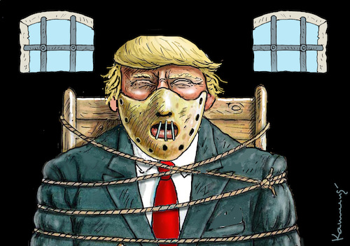 Cartoon: THE BEST MASK FOR TRUMP (medium) by marian kamensky tagged coronavirus,epidemie,gesundheit,panik,stillegung,george,floyd,twittertrump,pandemie,coronavirus,epidemie,gesundheit,panik,stillegung,george,floyd,twittertrump,pandemie