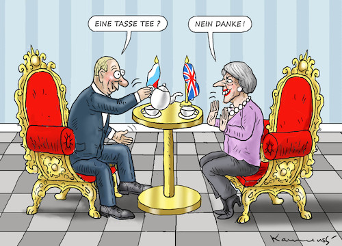 THERESA MAY BESUCHT PUTIN