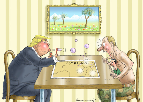 TRUMP BOMBT SYRIEN