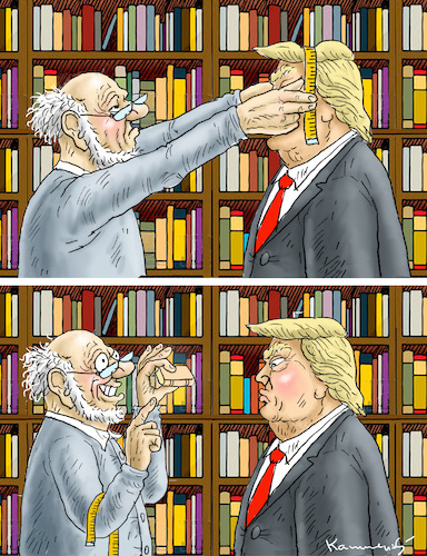 TRUMP IN THE BOOKSTORE