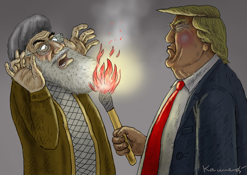 Cartoon: TRUMPS KRIEGSERKLÄRUNG (medium) by marian kamensky tagged obama,trump,präsidentenwahlen,usa,baba,vanga,republikaner,inauguration,demokraten,kim,jong,un,wikileaks,faschismus,singarur,nato,summit,ruhani,iran,atomabkommen,pompeo,merkel,obama,trump,präsidentenwahlen,usa,baba,vanga,republikaner,inauguration,demokraten,kim,jong,un,wikileaks,faschismus,singarur,nato,summit,ruhani,iran,atomabkommen,pompeo,merkel