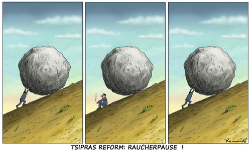 TSIPRAS REFORM RAUCHERPAUSE