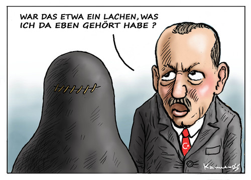 Türkisches Lachverbot