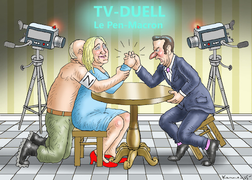 TV-DUELL LE PEN-MACRON