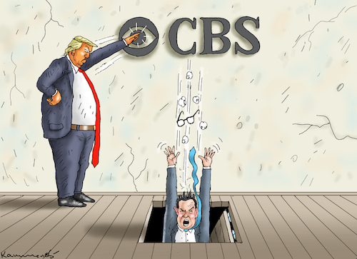 Cartoon: TV AUS FÜR STEPHEN COLBERT (medium) by marian kamensky tagged tv,aus,für,stephen,colbert,late,show,trump,faschismus,tv,aus,für,stephen,colbert,late,show,trump,faschismus