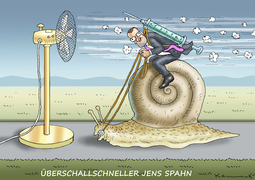 Cartoon: ÜBERSCHALLSCHNELLER JENS SPAHN (medium) by marian kamensky tagged coronavirus,epidemie,gesundheit,panik,stillegung,überschallschneller,jens,spahn,trump,pandemie,coronavirus,epidemie,gesundheit,panik,stillegung,überschallschneller,jens,spahn,trump,pandemie