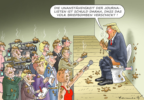 Cartoon: UNANSTÄNDIGE JOURNALISTEN (medium) by marian kamensky tagged obama,trump,präsidentenwahlen,usa,baba,vanga,republikaner,inauguration,demokraten,wikileaks,faschismus,briefbomben,für,jamal,khashoggi,obama,trump,präsidentenwahlen,usa,baba,vanga,republikaner,inauguration,demokraten,wikileaks,faschismus,briefbomben,für,jamal,khashoggi