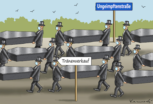 Cartoon: UNGEIMPFTENWAHNSINN (medium) by marian kamensky tagged curevac,testzentren,corona,impfung,pandemie,impfpflicht,curevac,testzentren,corona,impfung,pandemie,impfpflicht