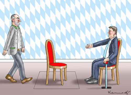 Cartoon: UNSCHULDSLAMM-SITZUNG (medium) by marian kamensky tagged unschuldslamm,aiwanger,unschuldslamm,aiwanger