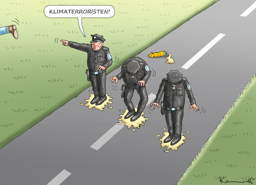 Cartoon: UNWORT DES JAHRES-KLIMATERRORIS (medium) by marian kamensky tagged unwort,des,jahres,klimaterroristen,unwort,des,jahres,klimaterroristen