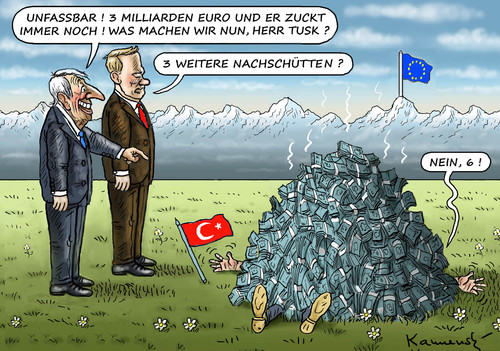 Cartoon: Unzufriedener Erdowahn (medium) by marian kamensky tagged eu,flüchtlinge,asyl,politik,willkommenskultur,terrorismus,heidenau,erdogan,horst,seehofer,bayern,eu,flüchtlinge,asyl,politik,willkommenskultur,terrorismus,heidenau,erdogan,horst,seehofer,bayern