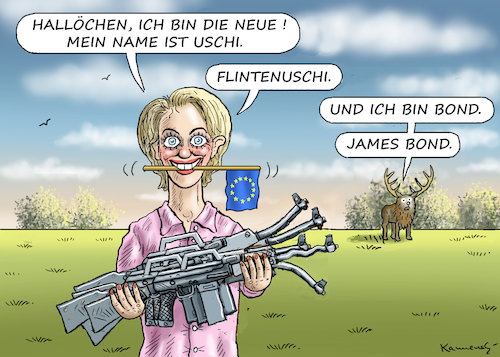 Cartoon: Ursula von der Leyen (medium) by marian kamensky tagged ursula,von,der,leyen,berateraffäre,bundeswehr,vetternwirtschaft,korruption,ursula,von,der,leyen,berateraffäre,bundeswehr,vetternwirtschaft,korruption