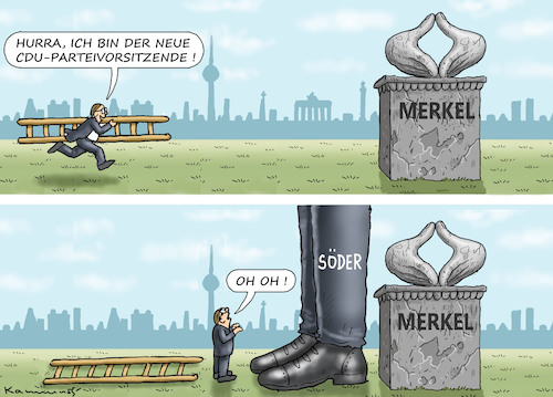 Cartoon: VERSÖDERUNG DES ABENDLANDES (medium) by marian kamensky tagged merkel,seehofer,unionskrise,csu,cdu,flüchtlinge,gauland,merz,afd,akk,spahn,pegida,hutbürger,höcke,führer,wahlen,thüringen,kemmerich,tag,der,deutschen,vorsitz,söder,laschet,einheit,moria,lesbos,merkel,seehofer,unionskrise,csu,cdu,flüchtlinge,gauland,merz,afd,akk,spahn,pegida,hutbürger,höcke,führer,wahlen,thüringen,kemmerich,tag,der,deutschen,vorsitz,söder,laschet,einheit,moria,lesbos