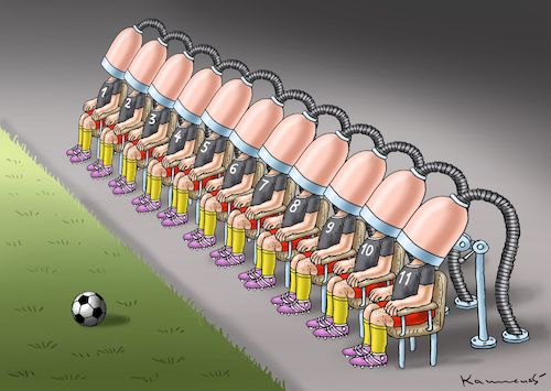 Cartoon: VOR DEM SPIEL (medium) by marian kamensky tagged obama,trump,präsidentenwahlen,usa,baba,vanga,republikaner,inauguration,demokraten,wikileaks,faschismus,putin,fifa,world,cup,in,russia,obama,trump,präsidentenwahlen,usa,baba,vanga,republikaner,inauguration,demokraten,wikileaks,faschismus,putin,fifa,world,cup,in,russia