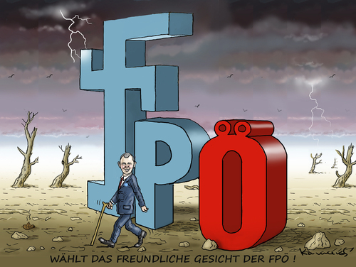 Cartoon: WÄHLT DAS FREUNDLICHE GESICHT (medium) by marian kamensky tagged hofer,österreich,präsidentenwahlen,hofer,österreich,präsidentenwahlen