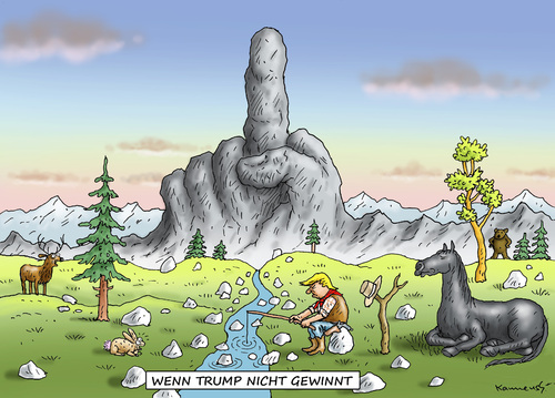 Cartoon: WENN TRUMP NICHT GEWINNT (medium) by marian kamensky tagged tv,demokraten,republikaner,vanga,baba,usa,präsidentenwahlen,trump,faschismus,clinton,versus,duell,obama,obama,trump,präsidentenwahlen,usa,baba,vanga,republikaner,demokraten,tv,duell,versus,clinton,faschismus