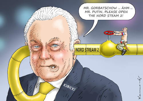 Cartoon: WOLFGANG RONALD KUBICKI REAGAN (medium) by marian kamensky tagged kubicki,wartungsarbeiten,an,nord,stream,kubicki,wartungsarbeiten,an,nord,stream