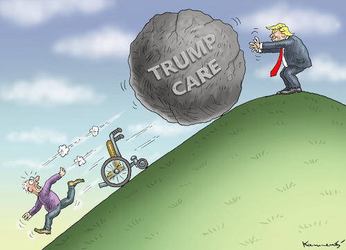 Cartoon: Wunderheiler Trump (medium) by marian kamensky tagged obama,trump,präsidentenwahlen,usa,baba,vanga,republikaner,inauguration,demokraten,care,wikileaks,faschismus,obama,trump,präsidentenwahlen,usa,baba,vanga,republikaner,inauguration,demokraten,care,wikileaks,faschismus